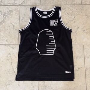 Last Kings Mesh Jersey Basketball Size Medium Tank Top Shirt Black Rare